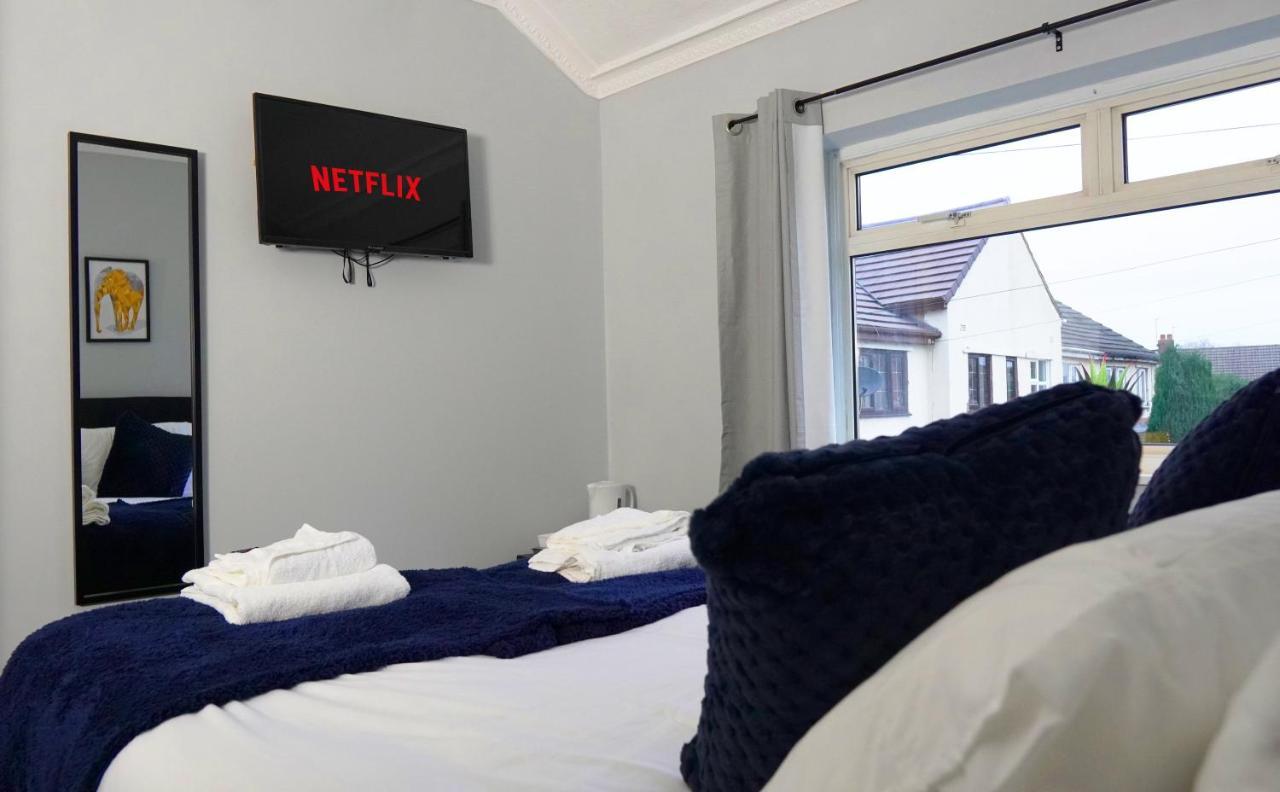 Portobello House - Four Bedroom House Perfect For Contractors - Sleeps 6 - Free Parking Вулвергемптон Екстер'єр фото